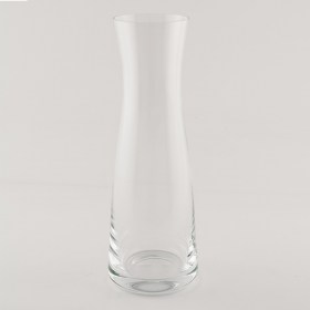 immagine della Caraffa Basic da 1 litro in vetro senza il  tappo Close Up, vista frontale